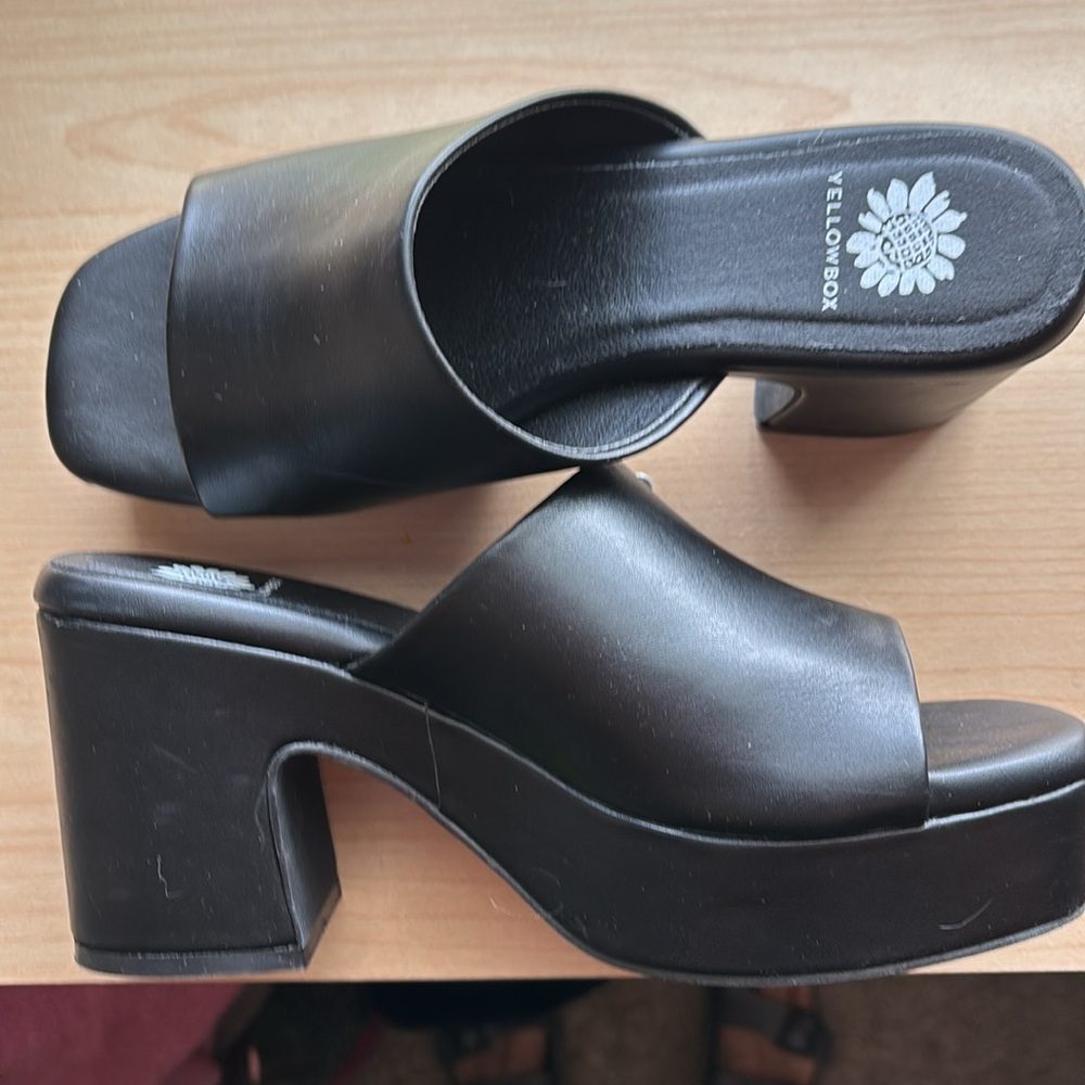 Yellowbox Platform Sandals Size 8 - image 3